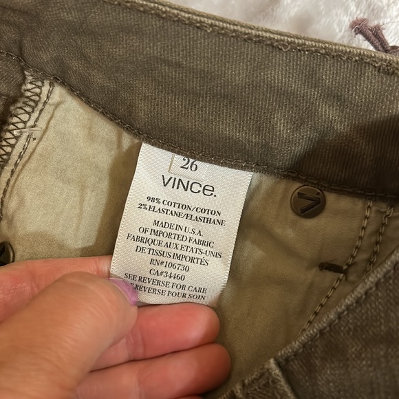 NWT Vince crop skinny ankle jeans in cocoa - Picture 5 of 7